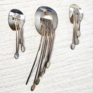 NWT 925 Silver Pendent for Necklace and Earrings